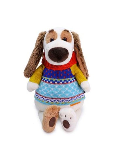 Мягкая игрушка Бартоломей в свитере 27 см