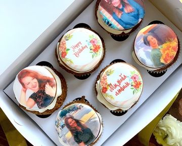 Капкейки Happy Birthday «мы тебя любим»