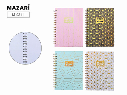 Блокнот А5 80л., гребень "Паттерн" кл.