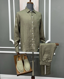 Льняной костюм Loro Piana