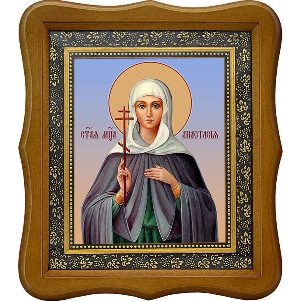 Анастасия мученица. Икона на холсте.