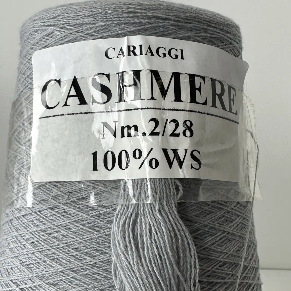 CASHMERE - CARIAGGI; 100% кашемир; 1400м/100гр, (2/28); col. 22028, цвет: серый