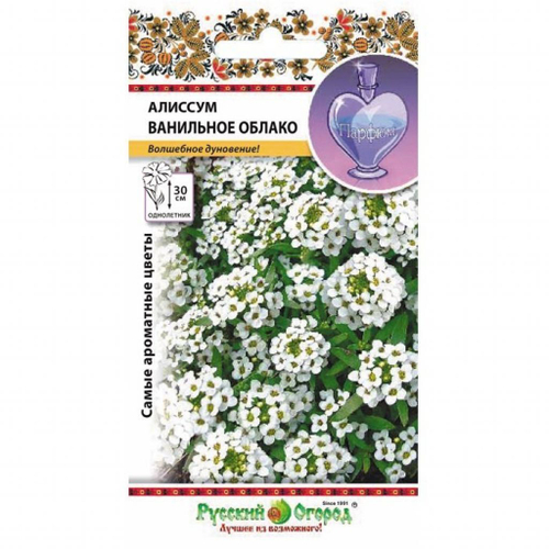 СЕМЕНА АЛИССУМ ВАНИЛЬНОЕ ОБЛАКО 30 СМ 0,1Г