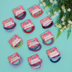 Резинки для волос силиконовые 2шт «Your Style», двойные, микс 6 цветов, d-5,5см