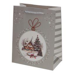 GAEM Пакет подарочный S (бумага 210г/м2, блок 12шт), L18 W10 H23 см, 4в.