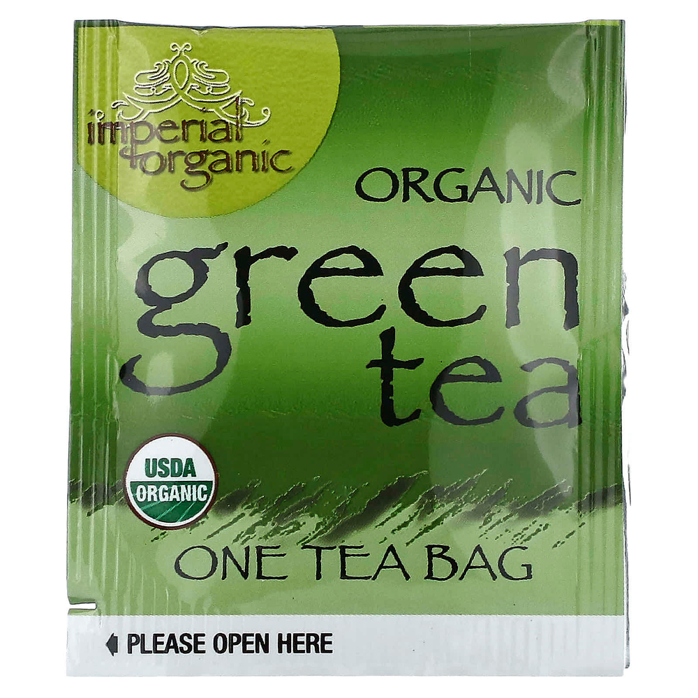Uncle Lee's Tea, Imperial Organic, органический зеленый чай, 18 чайных пакетиков, 32,4 г (1,14 унции)