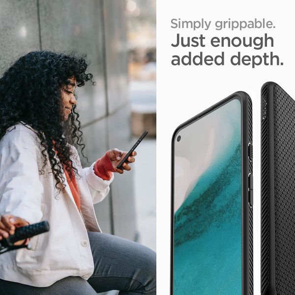Чехол Spigen Liquid Air Armor для Google Pixel 5a 5G (2021) - Matte Black