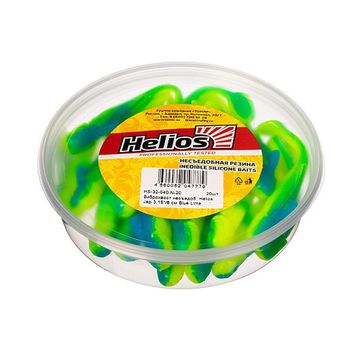 Виброхвост несъедоб. Jap 3,15'/8 см Blue Lime 20шт. (HS-32-040-N-20) Helios