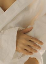 Кольцо Love in биколор