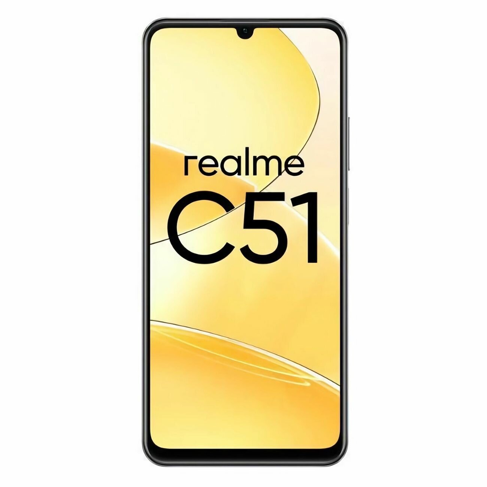 Смартфон realme C51 4/64 ГБ RU, Dual nano SIM, черный