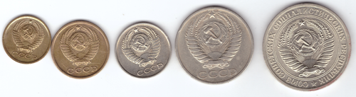 Набор монет 1964 года (VF-XF)