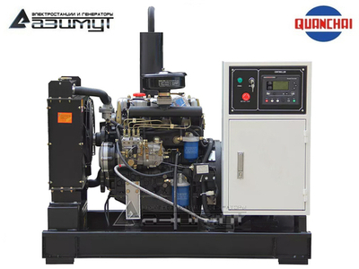 Дизельный генератор Азимут АД-12С-Т400-2РM5 Quanchai с автозапуском