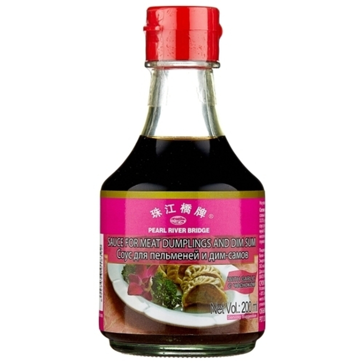 Соус для пельменей и дим-самов с чесноком Pearl River Bridge Sauce for Meat Dumplings and Dim Sum with garlic 200 мл