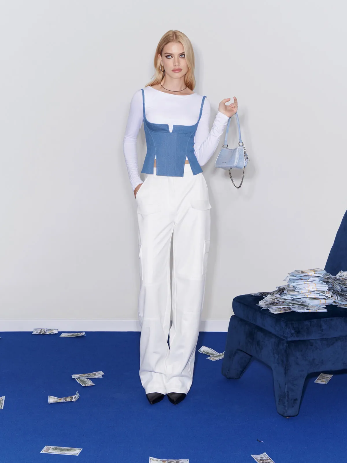 Корсет джинсовый «Брачный контракт»