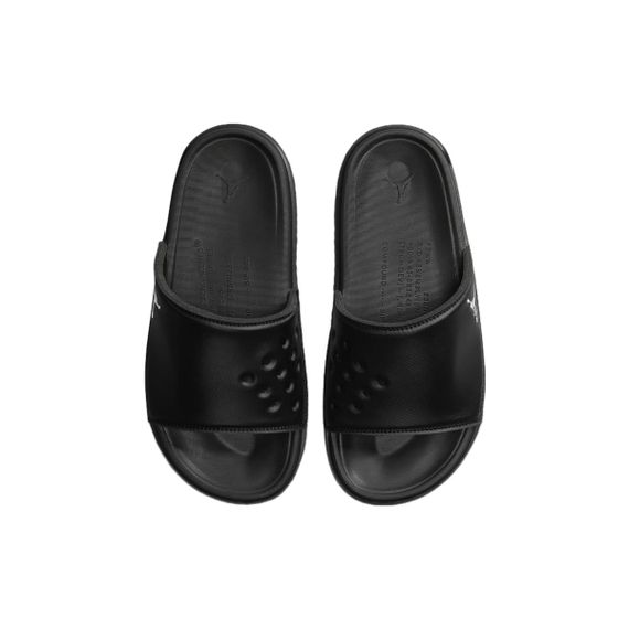 Jordan Play Slide 'Black Metallic Silver'