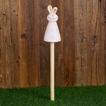 Фигура садовая на штакетник 10,5*9*21см "Забавные животные", керамика