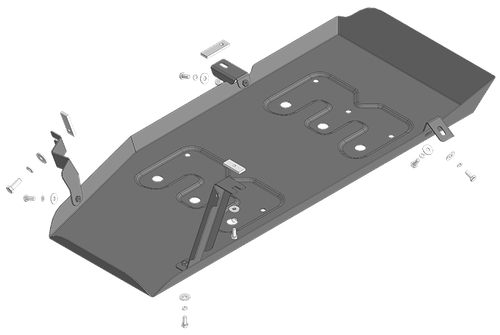 Защита стальная 2 мм Б Dongfeng DF6 MOTODOR.78604
