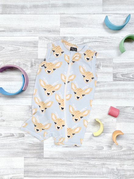 Песочник без рукавов Mjölk Sleep and Play Оленята NEW