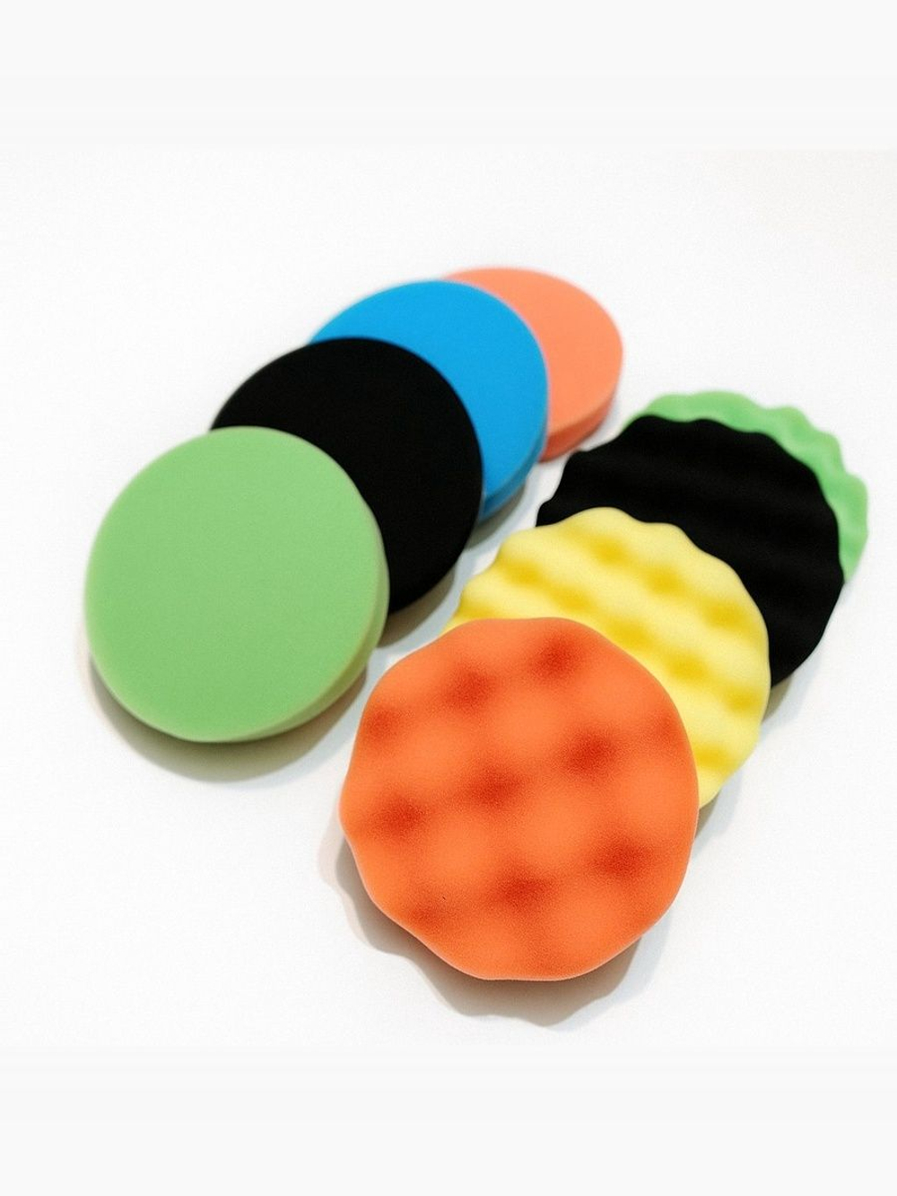 Круги полировальные для кузова авто и фар, губка для авто, полировочные насадки 150 мм