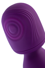Стимулятор 2 в 1 Kisom фиолетовый 24 см