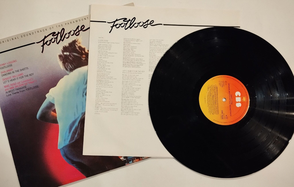 Винтажная виниловая пластинка LP Footloose (Motion Picture Soundtrack) (Holland 1984) (Bonnie Tyler Holding Out For A Hero)