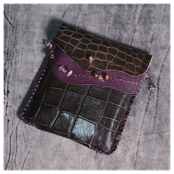 Кожаная обложка для документов «МотоЛеди»