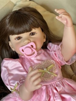 Кукла Реборн виниловая 55см в пакете (FA-272)