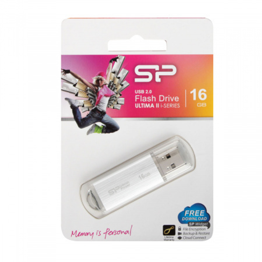 16GB USB Flash Silicon Prower Ultima ll серебро