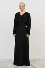 Укороченный жакет-шубка