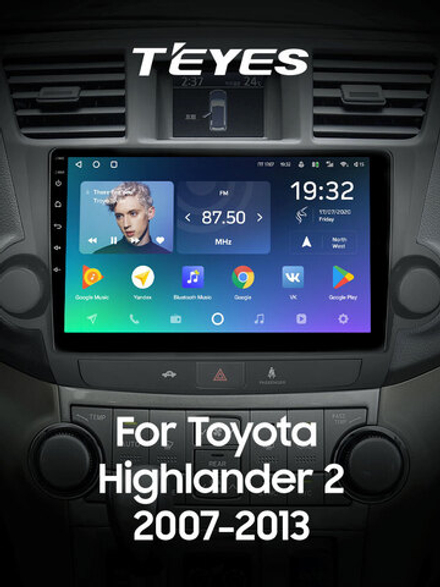 Teyes SPRO Plus 10,2"для Toyota Highlander 2007-2013