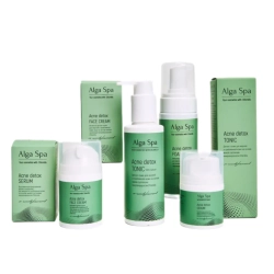 Детокс-крем Alga Spa активный для жирной и проблемной кожи лица «Acne detox FACE CREAM», 50мл