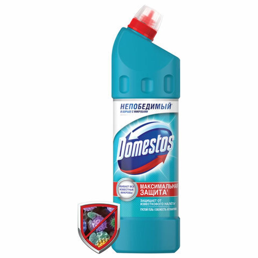 Чист.гель универсал. для сантехники DOMESTOS свежесть атлантики 1 л
