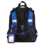 Ранец BRAUBERG PREMIUM, 2 отделения, с брелоком, "Score goal", 3D-панель, 38х29х16 см, 273102