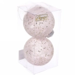 Набор украшений SHINE «Diamond Sand» 8 см (2 шт.), baby pink