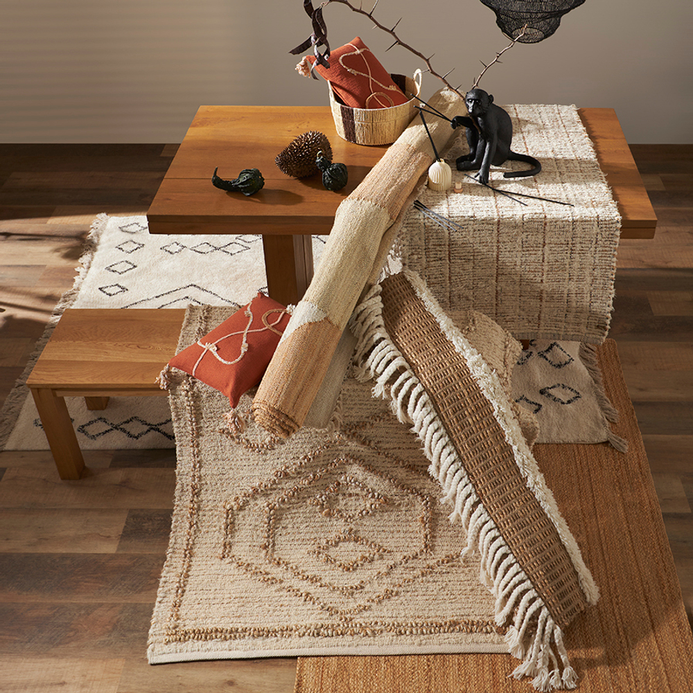 Ковер из джута и хлопка patna из коллекции ethnic, 160х230см