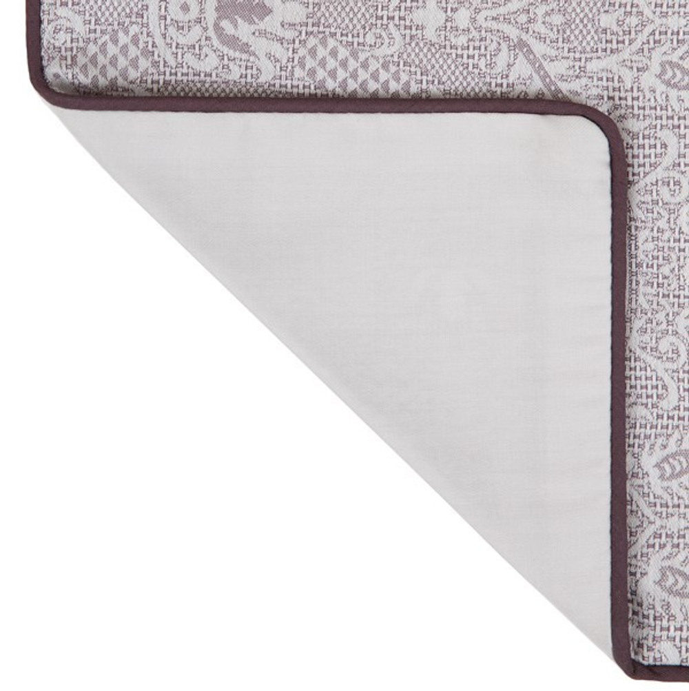 Пододеяльник 200x220 Bovi Medalion 2 баклажан вид