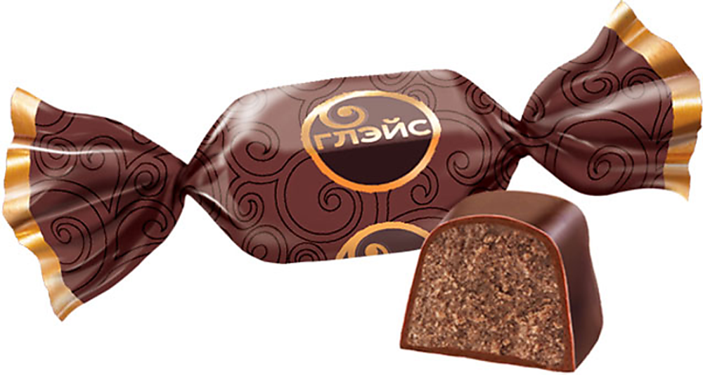 Конфеты Глэйс с шоколадным вкусом 1кг