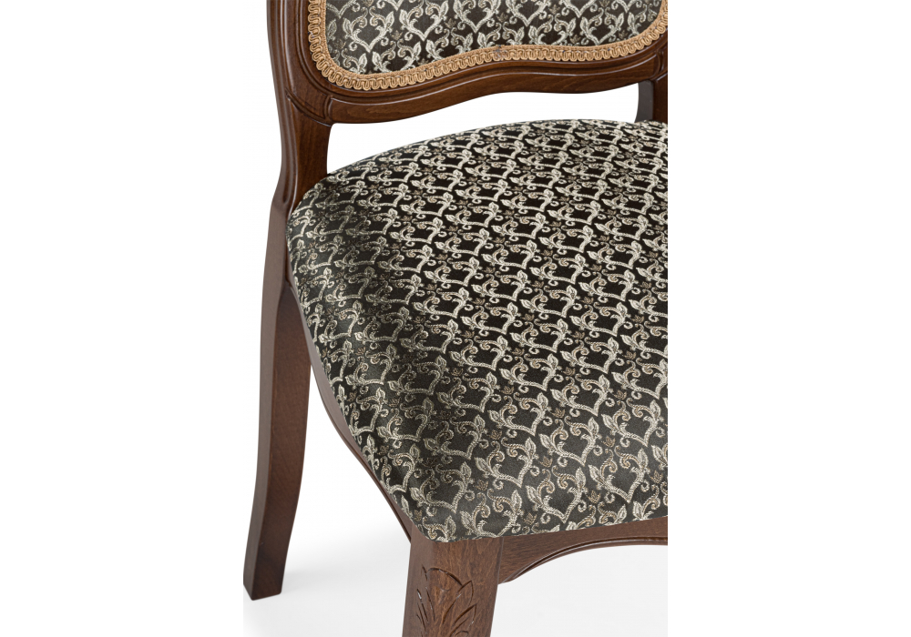 Стул деревянный Woodville Эмилин бежевый тк. М14 (Т56), вишня