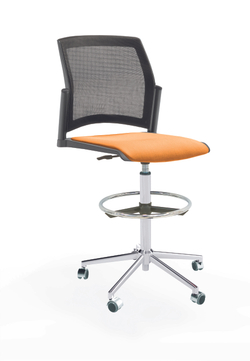 Rewind кресло кассира со спинкой-сеткой