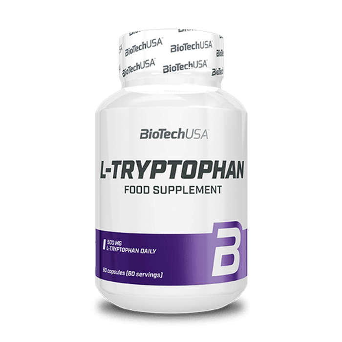 L-Триптофан, L-Tryptophan, BioTechUSA, 60 капсул