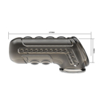 Дымчатая насадка на пенис Farrel (Цвет: дымчатый)