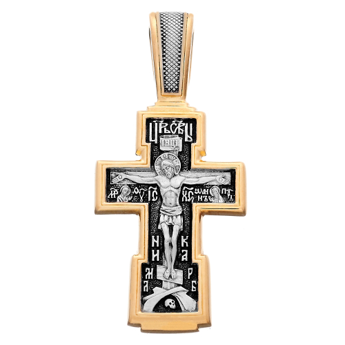 Крест из серебра/Позолота