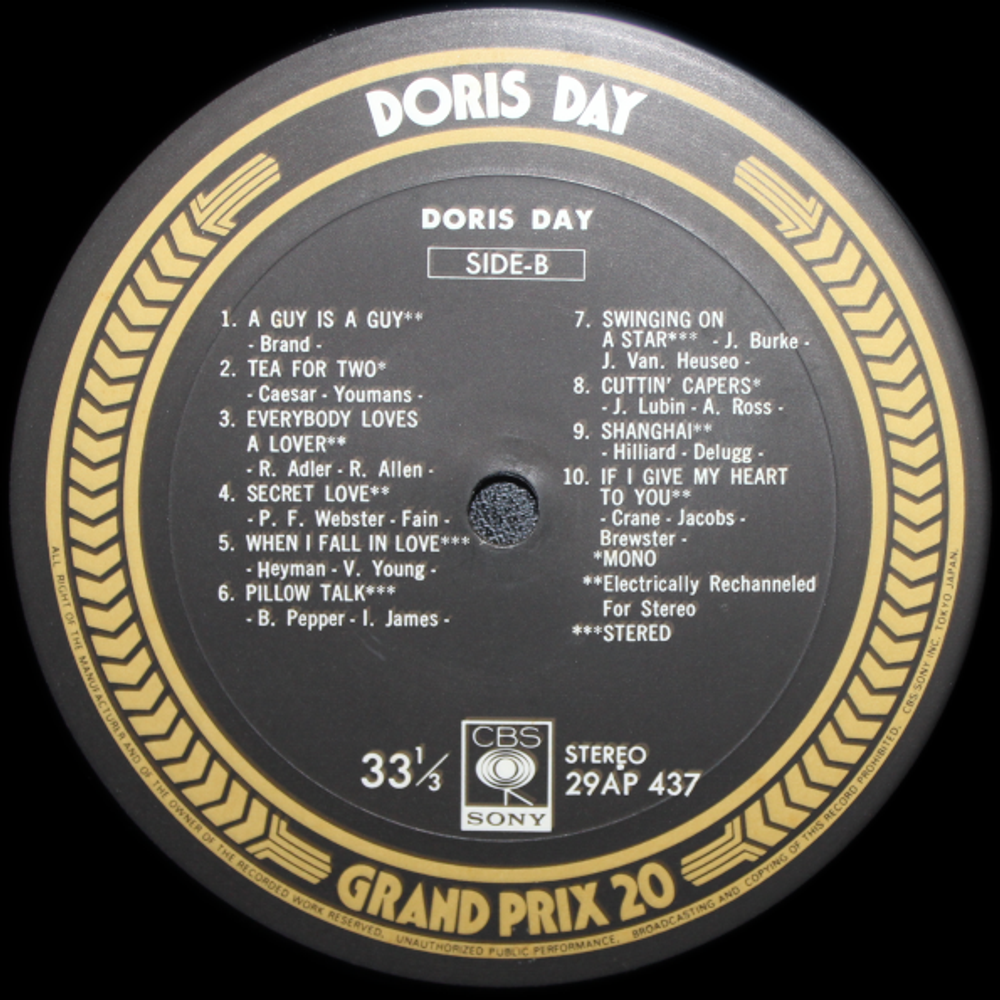 Doris Day / Grand Prix 20 (LP)