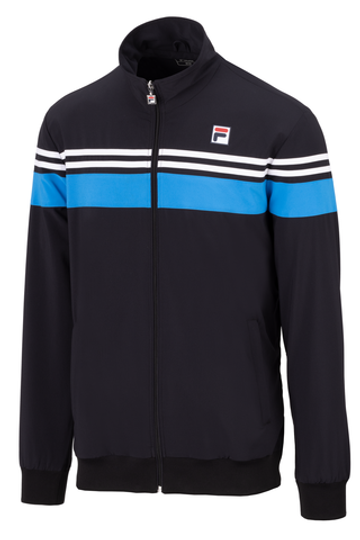 Мужская теннисная кофта Fila Bruno Jacket - black