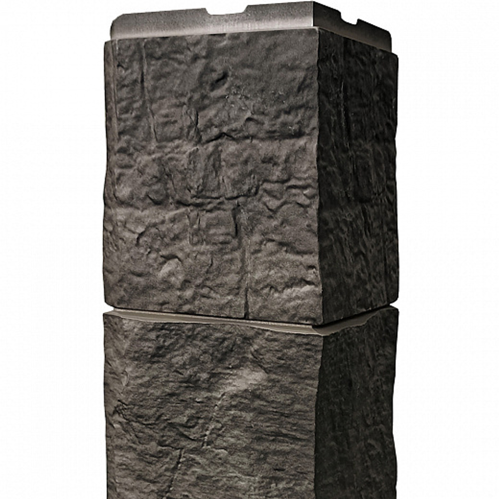 Наружный угол Блок, тёмно-серый Fineber (Файнбир)