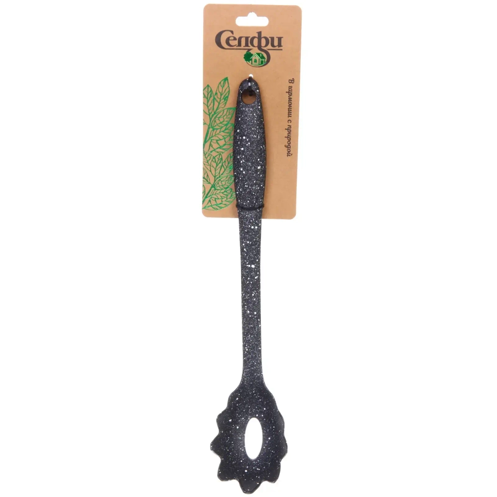 Ложка кухонная для спагетти пластиковая «ПАОЛО» 32,5см