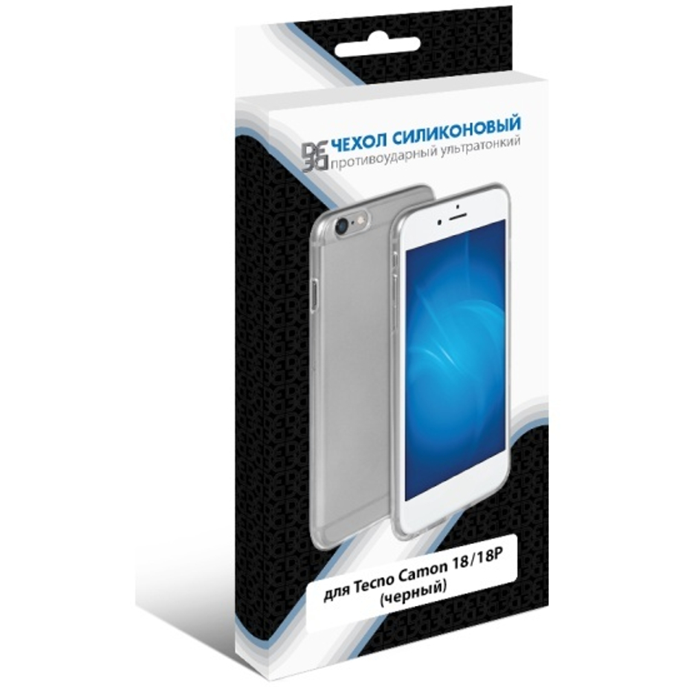 Силиконовый чехол для Tecno Camon 18/18P DF tCase-02 black