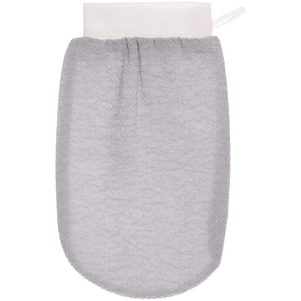 Мочалка - варежка массажная «Premium - PASTERA», цвет серый агат, 24*15см (ZIPпакет)