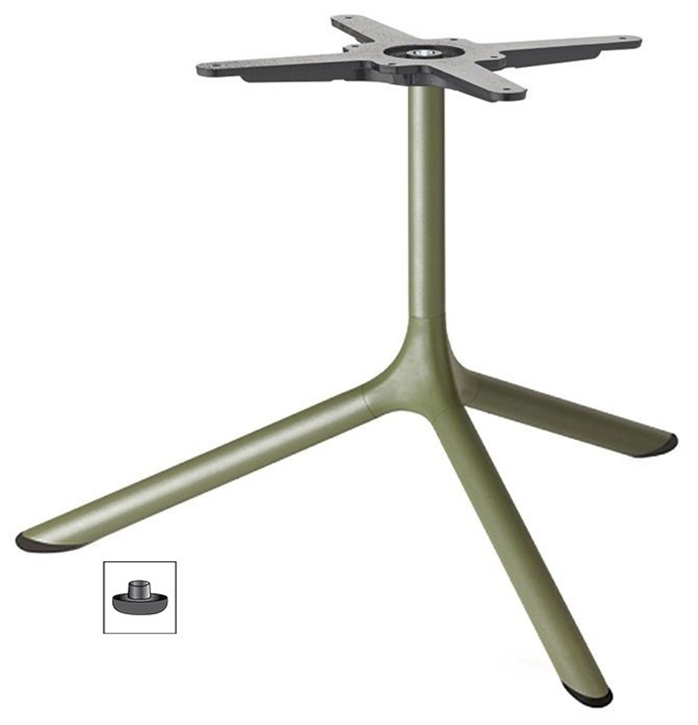 Столик ламинированный кофейный Scab Design Tripe Maxi, оливковый, состаренный дуб тортора