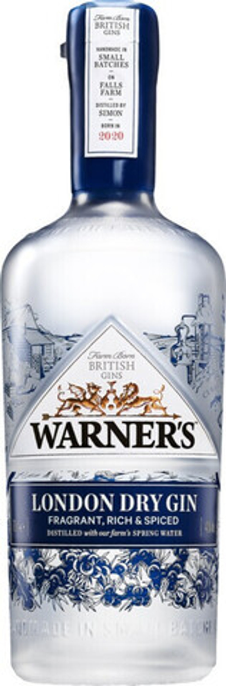 Джин Warner's London Dry Gin, 0.7 л